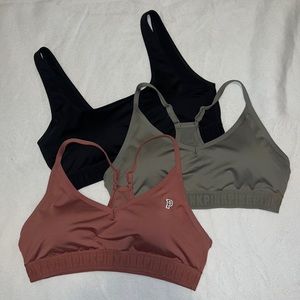 PINK Victoria’s Secret Ultimate Sports Bra Tri Bundle